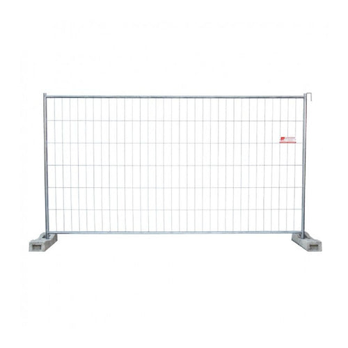 Recinzione mobile per cantiere finitura zincata 3,30 mt x h 2