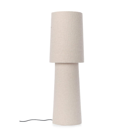 Lampada da tavolo "Lamki" in tessuto boucle h 58 cm