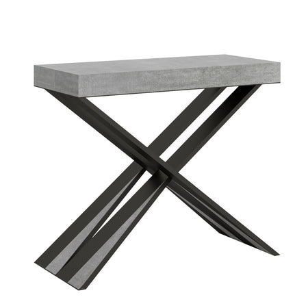 Tavolo consolle "Cagliari" allungabile in legno per sala da pranzo