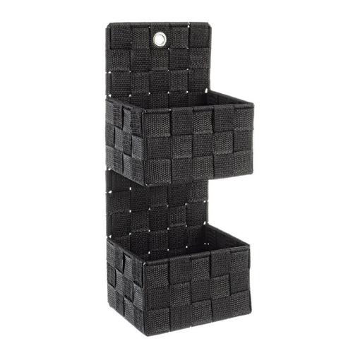 Porta oggetti parete 2 pezzi Intreccio nylon