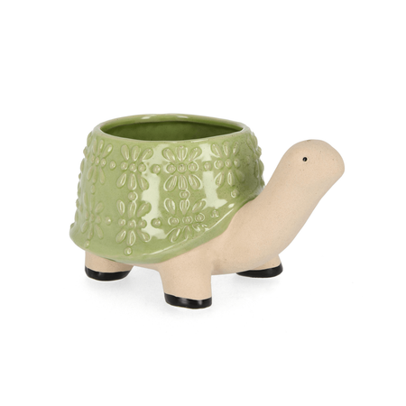 Vaso dalyan tartaruga in porcellana 25,2 x 17 x h 13,9 cm