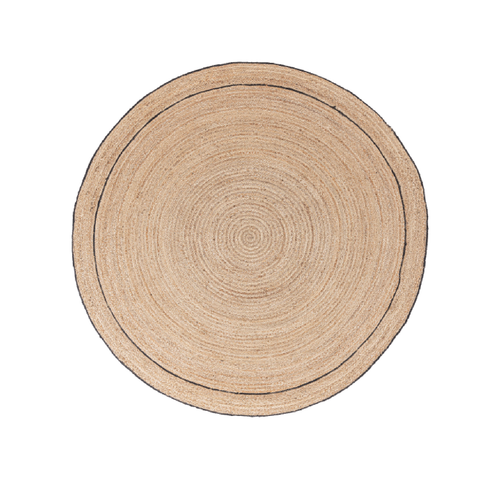 Tappeto rotondo da interno Ankit naturale