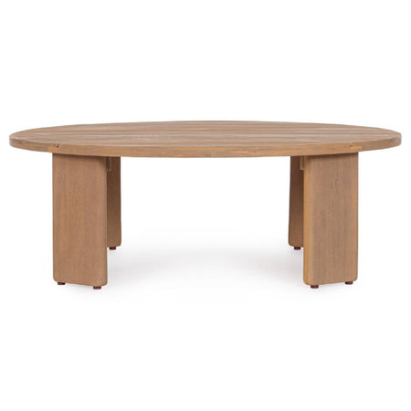 Tavolino "Pablo" in legno di acacia fsc, gambe da assemblare - 100 x 80 x 35 cm