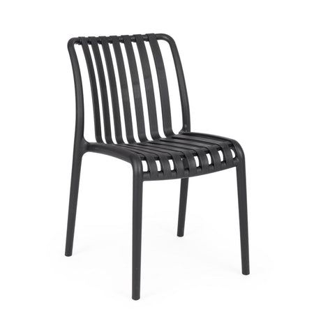 Sedia "Billie" struttura in polipropilene, resistente agli UV, per giardino e veranda