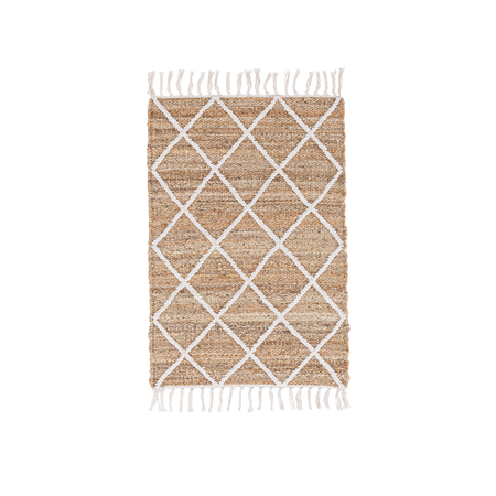 Tappeto da interno Shaila naturale 60 x 90 cm