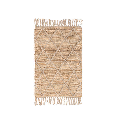 Tappeto da interno Shaila naturale 60 x 90 cm