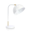 Lampada da tavolo Glasgow in acciaio h 41 cm