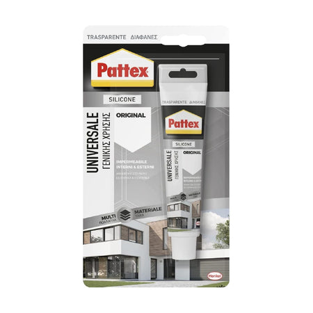 Silicone a polimerizzazione acetica in ambienti umidi 50 ml trasparente 12 pezzi