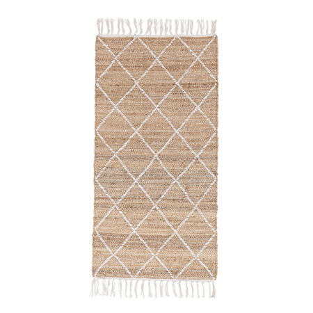 Tappeto da interno Shaila naturale 70 x 140 cm