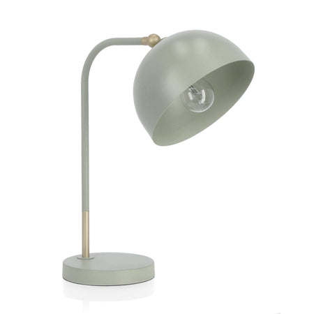 Lampada da tavolo "Glasgow" in acciaio h 41 cm