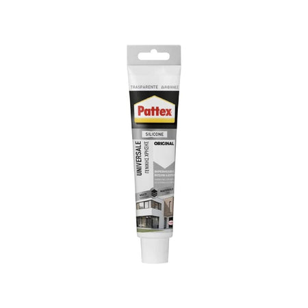 Silicone a polimerizzazione acetica in ambienti umidi 50 ml trasparente 12 pezzi