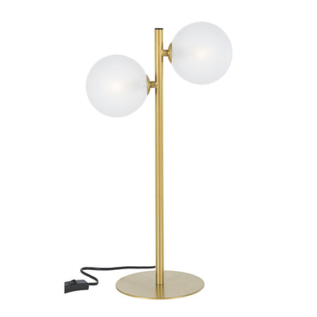 Lampada da tavolo "Balls" in acciaio h 54 cm