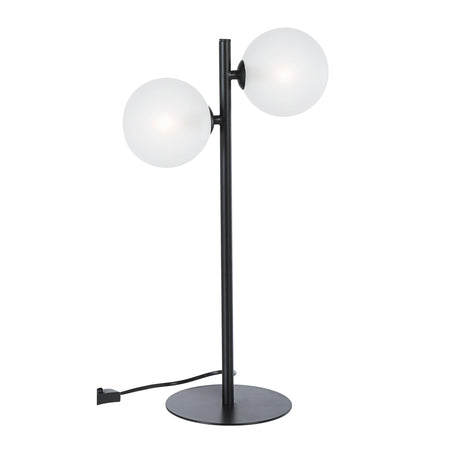 Lampada da tavolo "Balls" in acciaio h 54 cm