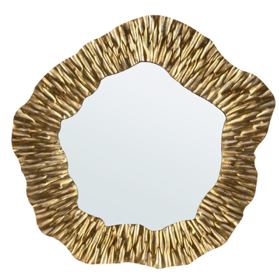 Specchio con cornice in metallo Safi
