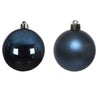 Palline in vetro per albero di natale Blu notte decorazione natalizia