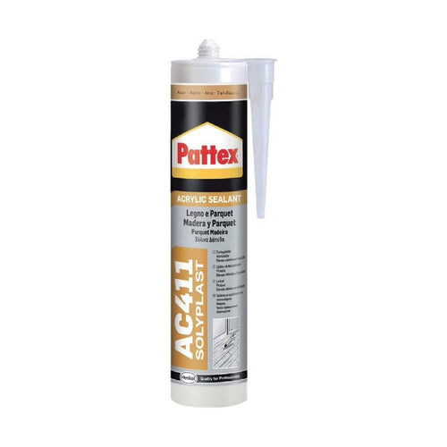 Silicone acrilico Pattex AC411 per legno e parquet 300 ml