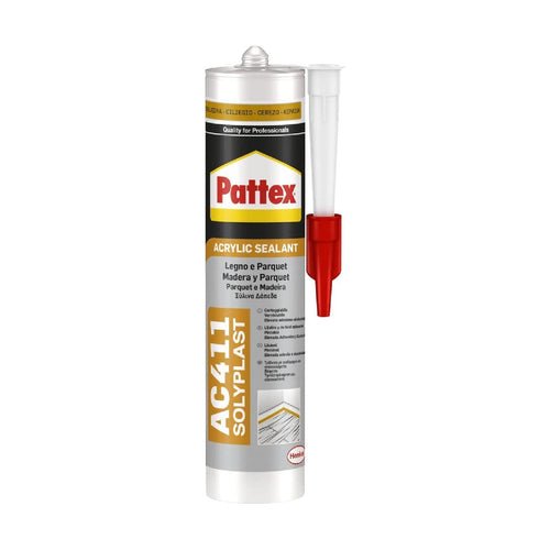 Silicone acrilico Pattex AC411 per legno e parquet 300 ml