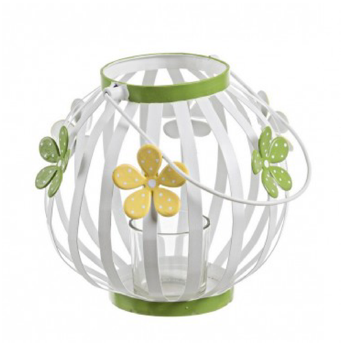 Lanterna Amelie in acciaio e vetro da esterno