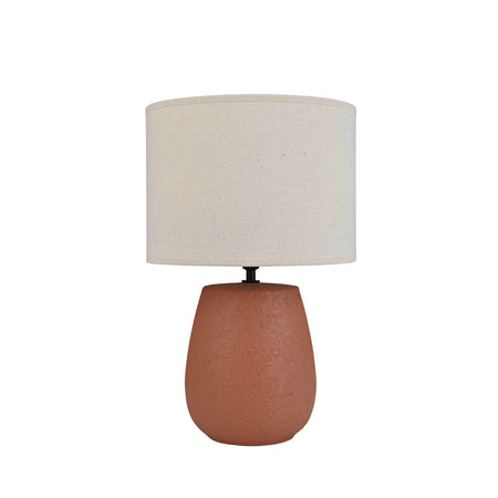 Lampada da tavolo "Irvin Bomb" base in ceramica h 41,5 cm