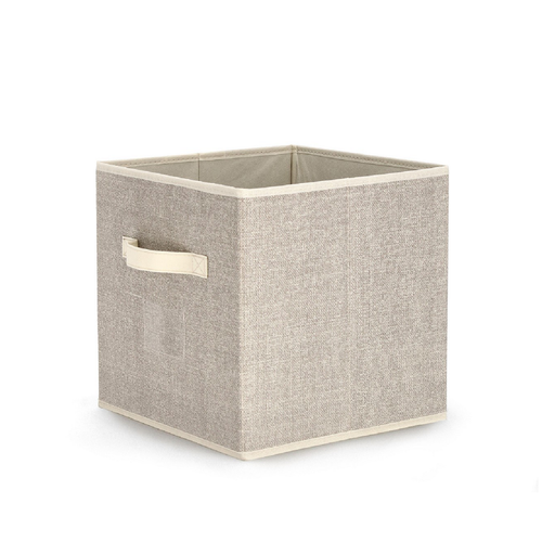 Cesta pieghevole Tidy beige in cartone
