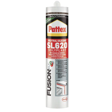 Silicone neutro per edilizia e serramenti "Solyplast" resistente alle muffe 300 ml