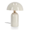 Lampada da tavolo Velma beige in metallo h 45 cm