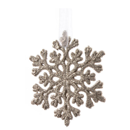 Pendaglio colore perla per albero decorazione natalizia da 10.5 cm