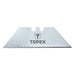 Lama Topex trapezoidale in blister da 5 pezzi per cutter per rifilare