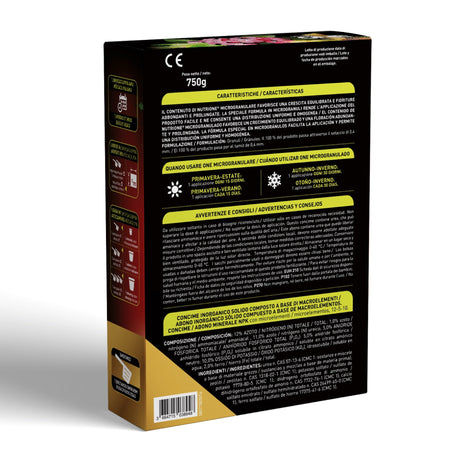 Nutrione Microgranulare gr 750 Concime Inorganico Solido con Microelementi SBM
