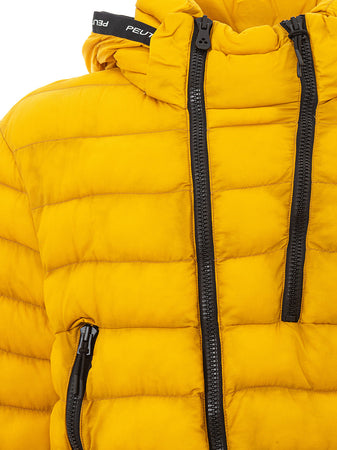 Peuterey Giubbino Imbottito con Zip Nere da uomo