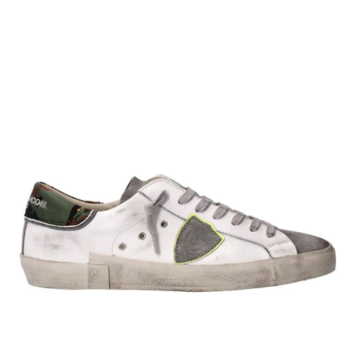 Philippe Model sneaker uomo philippe model - prsx low man - bianco da uomo