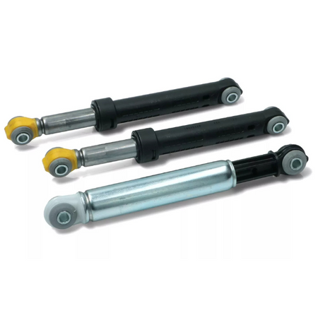 Serie 3 ammortizzatori per lavatrice Miele originali SUSPA 2 da 75 N 1 da 120 N codici ricambio 10076244 10095440 04500820 04500826 04151285