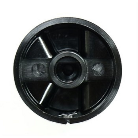 Manopola cucina piano cottura Samet innesto 8 mm gambo raso nera