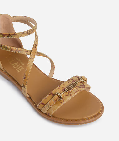 Alviero Martini 1° Classe Donna Sandali a tallone chiuso in eco nappa