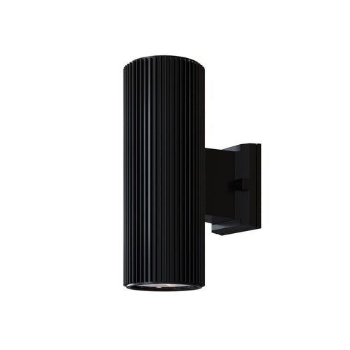 Lampada Da Parete Moderna Da Esterno Metallo Nero Luce2E27 60W Ip54