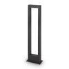 Lampada Da Terra Moderna Per Esterno Metallo Grafite Luce Led 10W Ip65