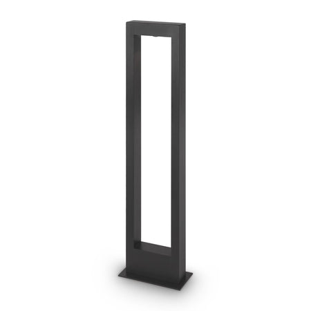 Lampada Da Terra Moderna Per Esterno Metallo Grafite Luce Led 10W Ip65