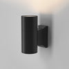 Lampada Da Parete Moderna Da Esterno Alluminio Nero 1 Luce Gu10 50W Ip54
