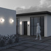 Lampada Da Parete Moderna Per Esterno Alluminio Nero 1 Luce E27 60W Ip54 A++