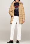 Tommy Hilfiger Giubbotto HERITAGE DOWN TYRA COAT WITH FUR da donna