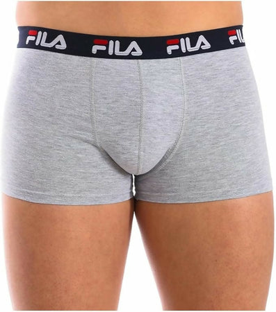 3 Paia. Boxer uomo Fila- con elastico esterno- con logo in cotone elasticizzato