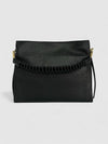 DOPPIASE Borsa Treccia Grande in vera pelle Dollaro Made in Italy 30x25x13cm