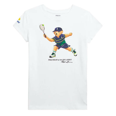 Polo Ralph Lauren T-shirt Uomo Orsetto Tennis Us Open Polo Bear In Jersey