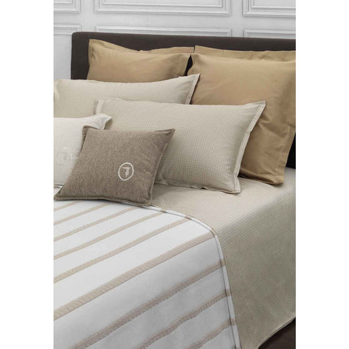Completo Lenzuola Trussardi Micro Circles Matrimoniale Raso di Cotone - The King Luxury