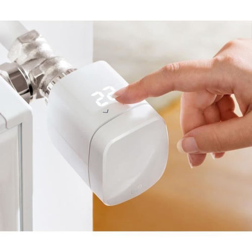 Valvola del radiatore intelligente Eve Thermo - Tecnologia di Apple HomeKit e programmi autonomi a filo Bluetooth
