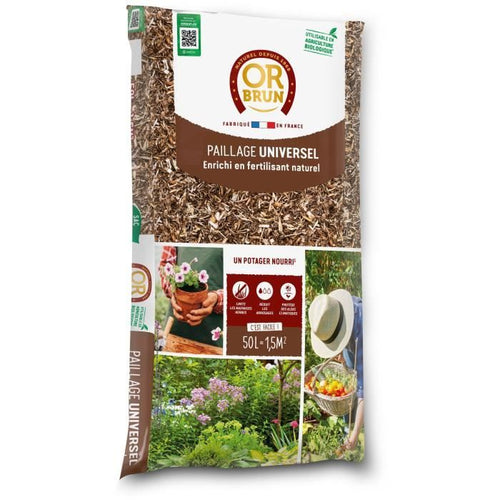 Mulching universale - MARRONE ORO - OBRPFUNI50N - 50 L