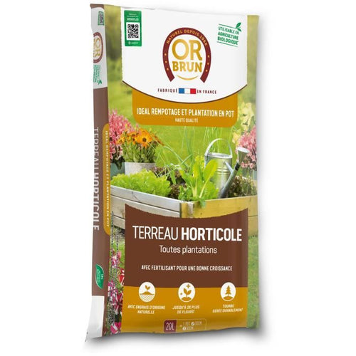 Terriccio orticolo - O MARRONE - OBRTHOR20N - 20 L