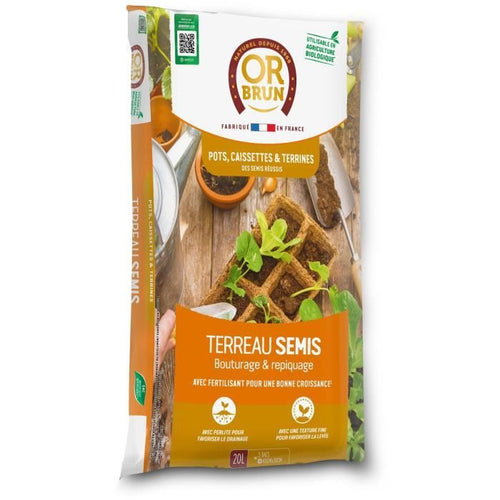 Terriccio per semina - O MARRONE - OBRTSEM20N - 20 L