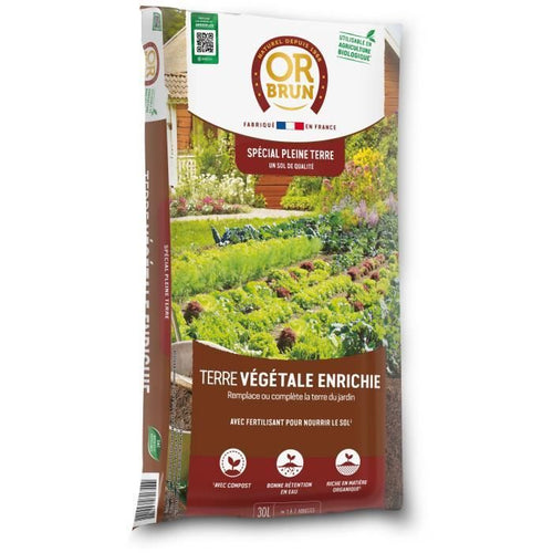 Terriccio - MARRONE ORO - OBRTVEG30N - 30 L