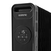 Radiatore elettrico a bagno d'olio 2500W OCEANIC - 3 potenze - Termostato elettronico - Telecomando - Mobile - Nero